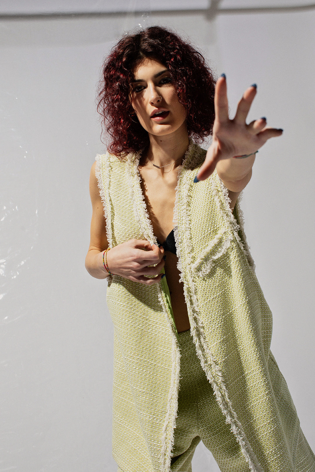 Gilet Genderless boucle