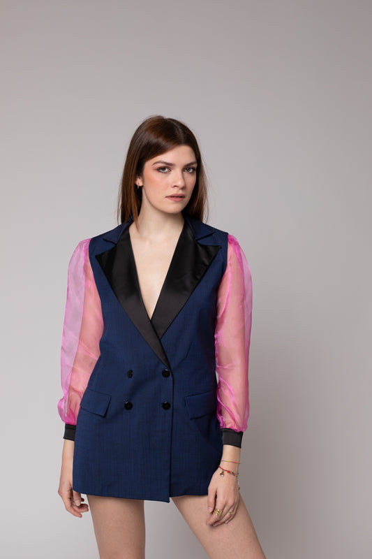 Blazer Genderless pink sleeves