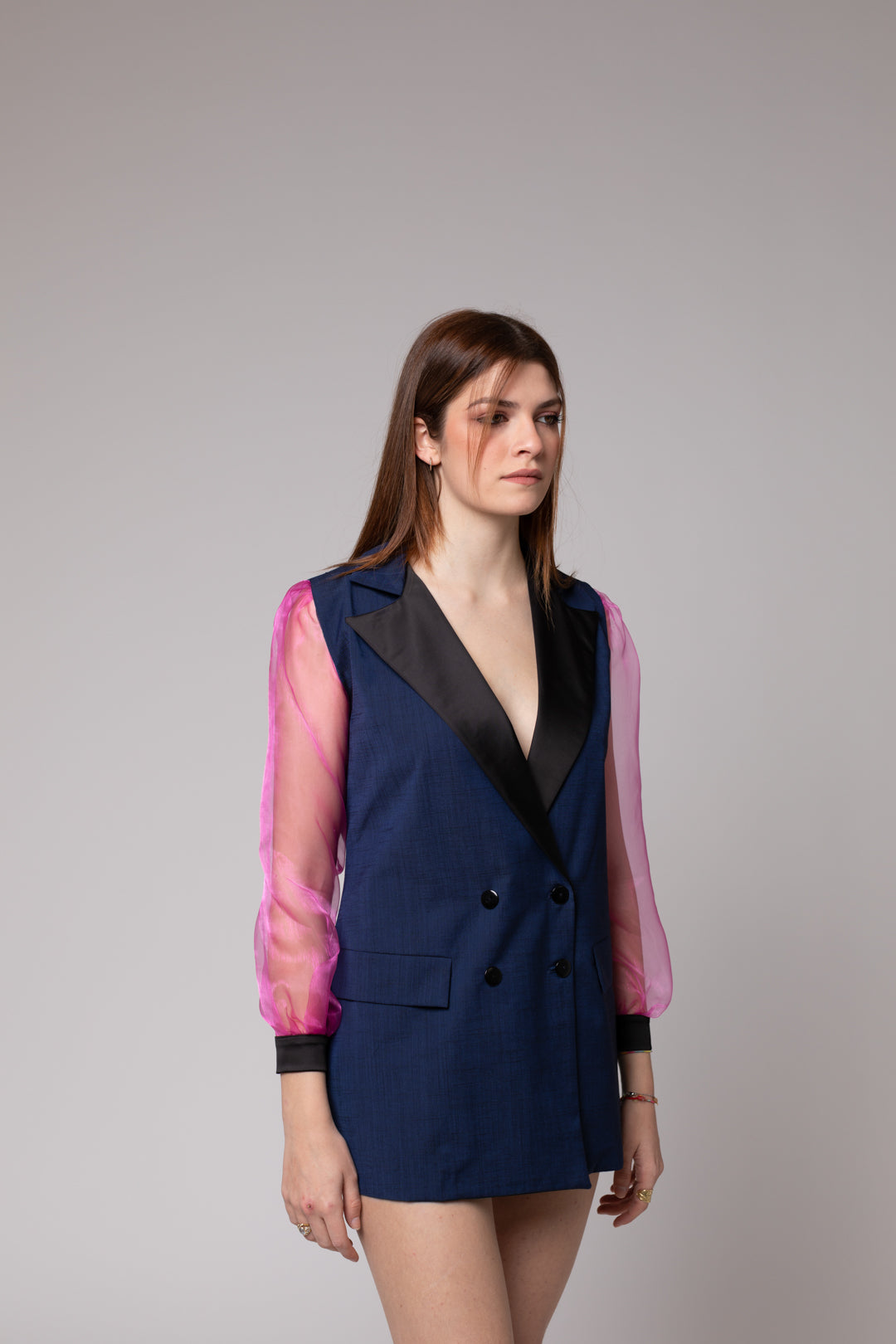 Blazer Genderless pink sleeves