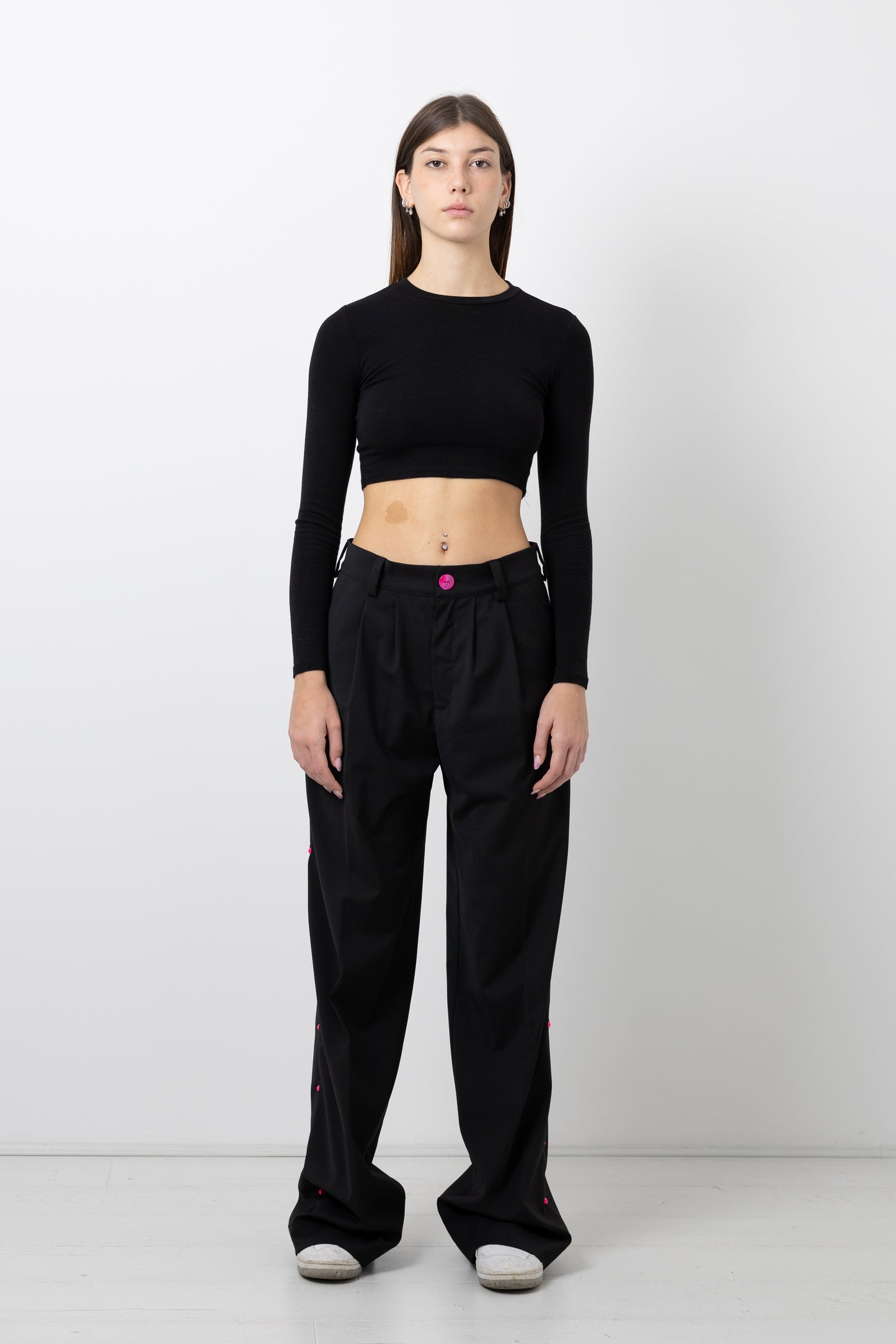 Pantaloni Genderless wide leg