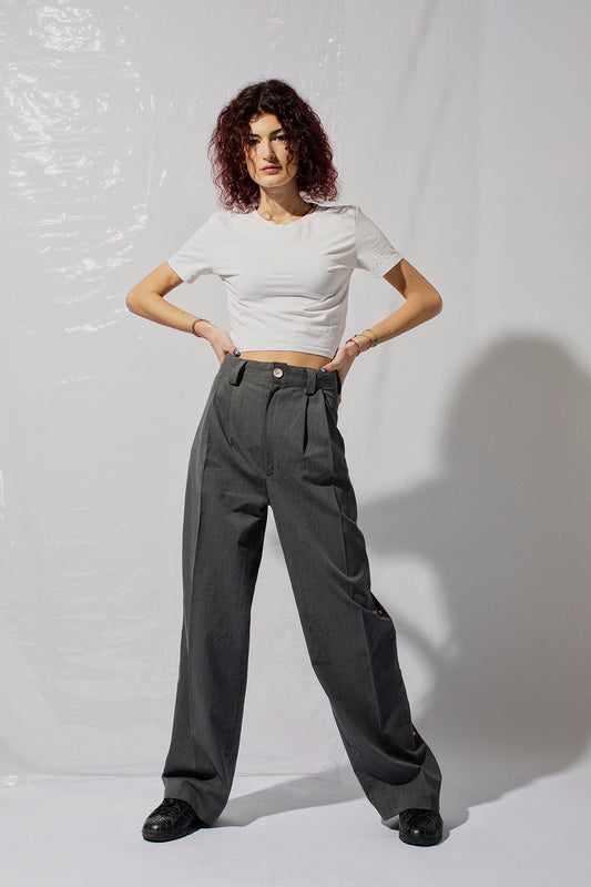 Pantaloni Genderless wide leg