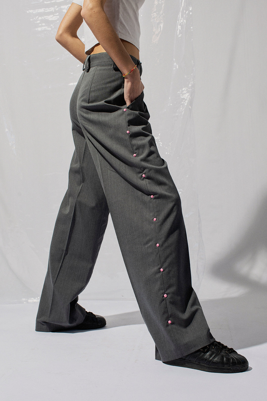 Pantaloni Genderless wide leg