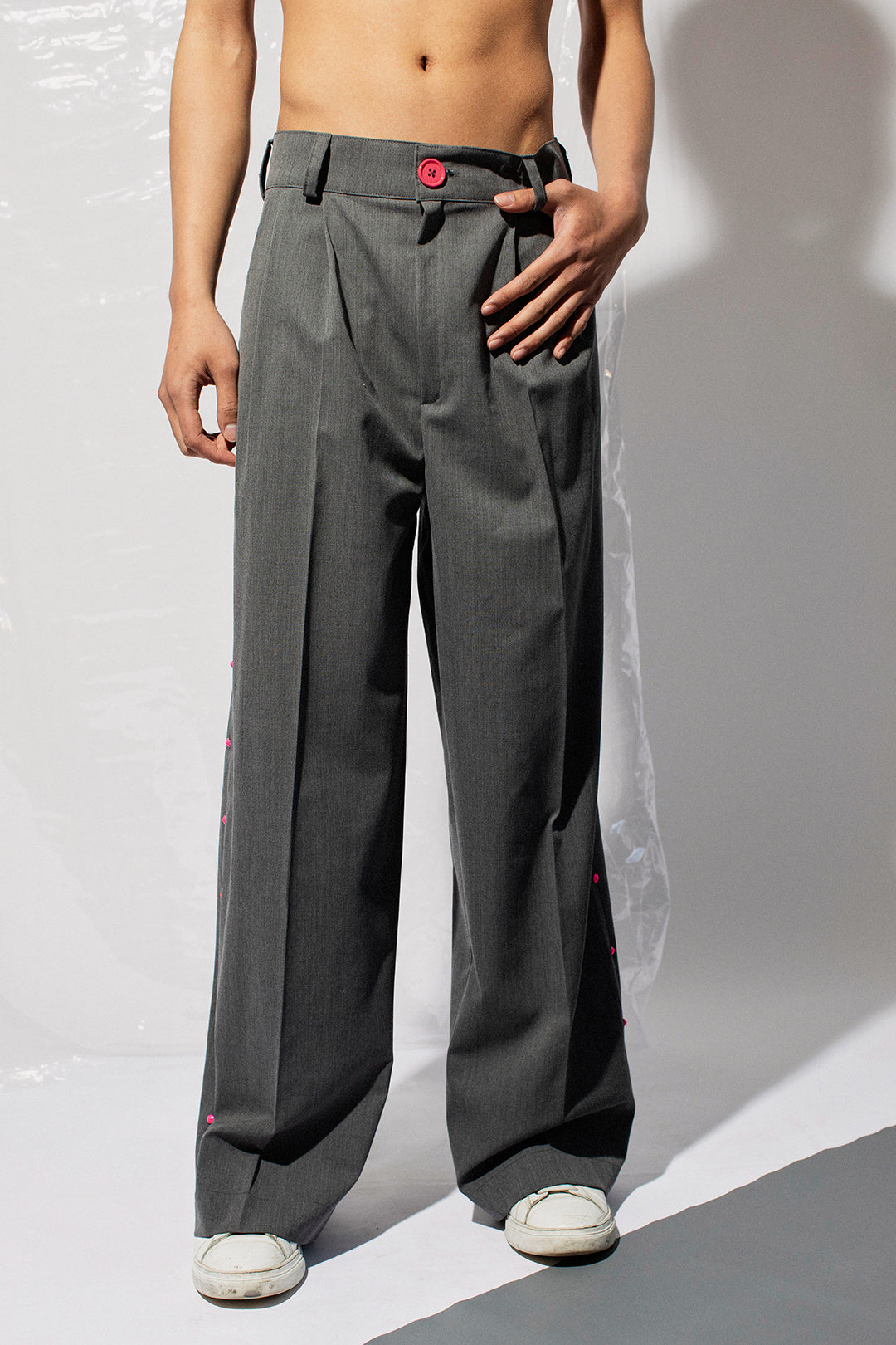 Pantaloni Genderless wide leg