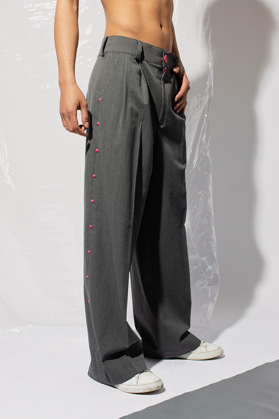 Pantaloni Genderless wide leg